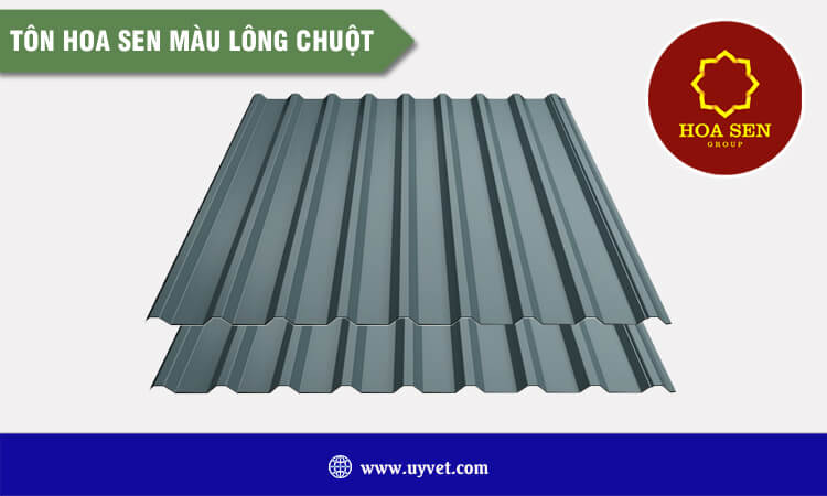 Tôn Hoa Sen màu lông chuột 